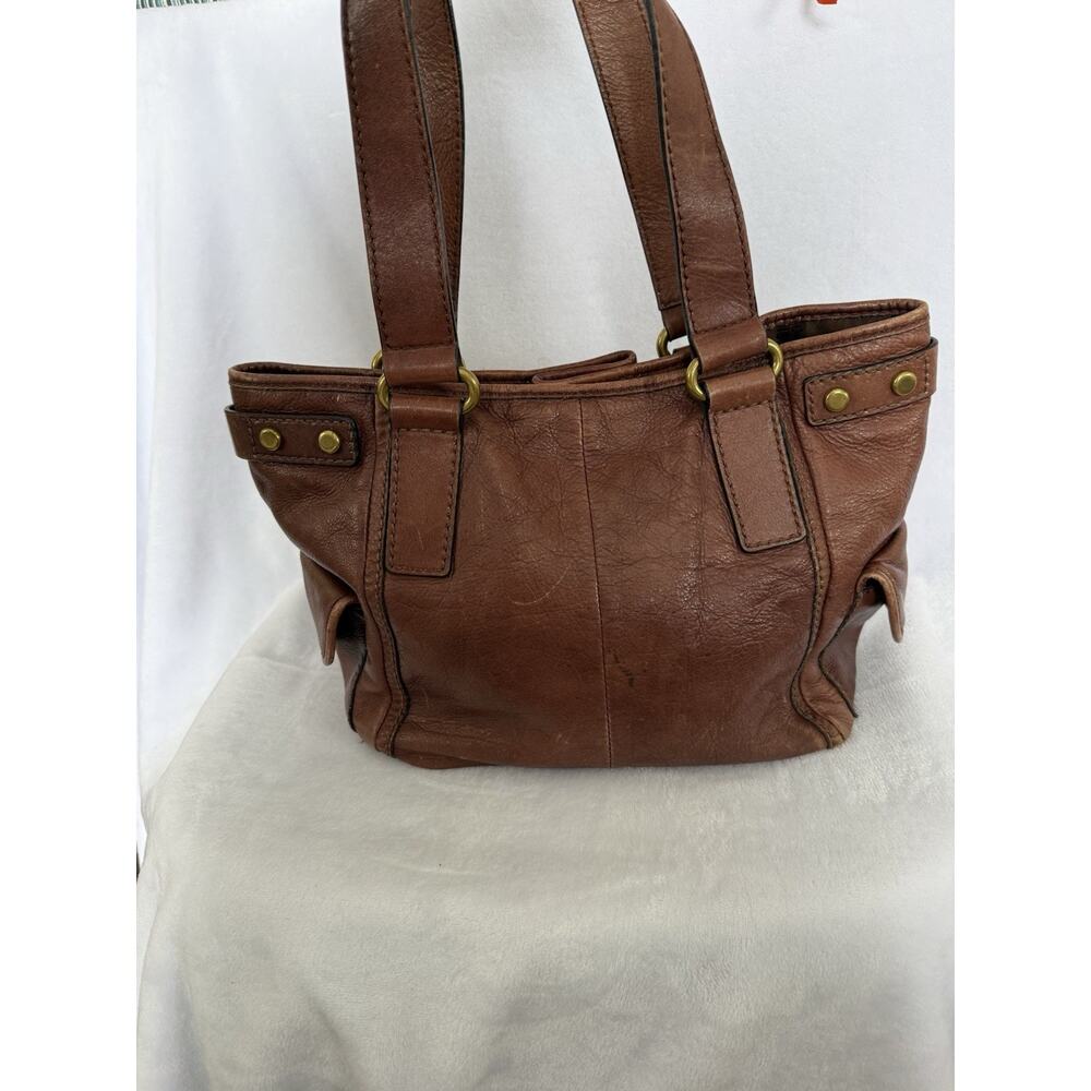 Fossil Long Live Vintage Brown Leather Shoulder Bag - Picture 3 of 14